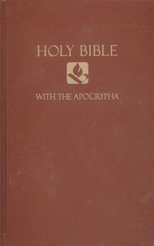 NRSV Pew Bible With the Apocrypha (Hardcover, Brown)