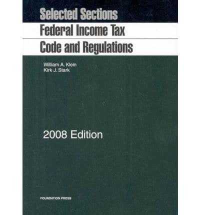 Selected Sections: Federal Income Tax Code and Regulations