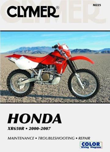 Clymer Honda XR650R, 2000-2007