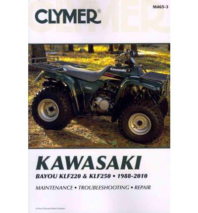 Clymer Kawasaki Bayou KLF220 and KKF250, 1988-2010