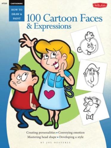 100 Cartoon Faces & Expressions