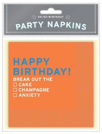 Oh-So-Birthday Napkins