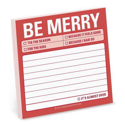 Be Merry Sticky Note