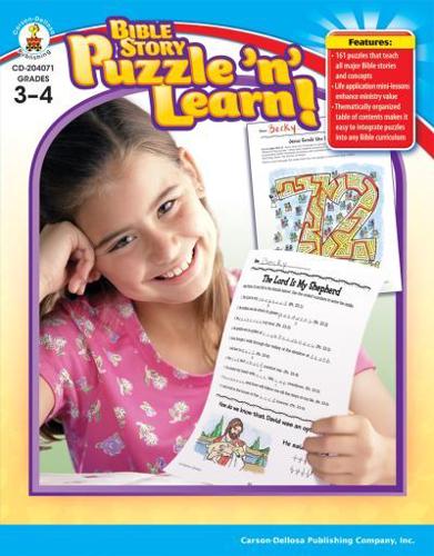 Bible Story Puzzle 'N' Learn!, Grades 3 - 4
