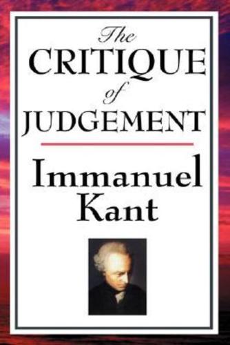 The Critique of Judgement