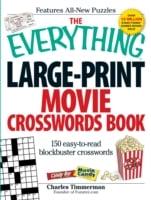 Everything Large-Print Movie Crosswords Book
