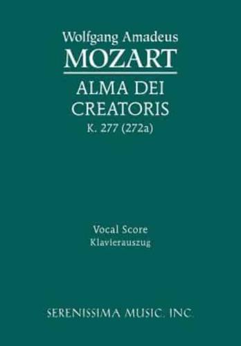 Alma Dei creatoris, K.277 / 272a: Vocal score