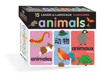Learn-A-Language Flash Cards: Animals