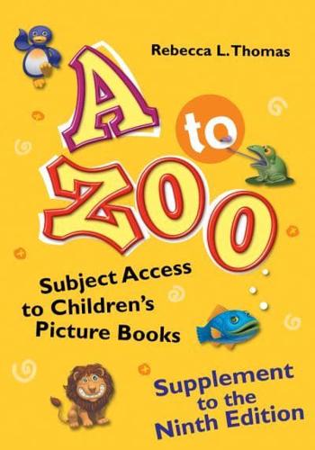 A to Zoo Supplement to the Ninth Edition