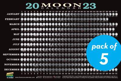 2023 Moon Calendar Card (5 Pack)