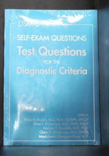 DSM-5-TR Self-Exam Questions