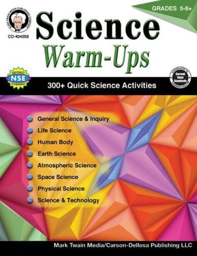 Science Warm-Ups, Grades 5 - 8