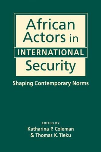 African Actors in International Security
