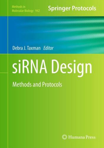 siRNA Design : Methods and Protocols