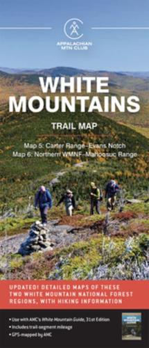 AMC White Mountains Trail Map 5-6: Carter Range-Evans Notch and North Country-Mahoosuc