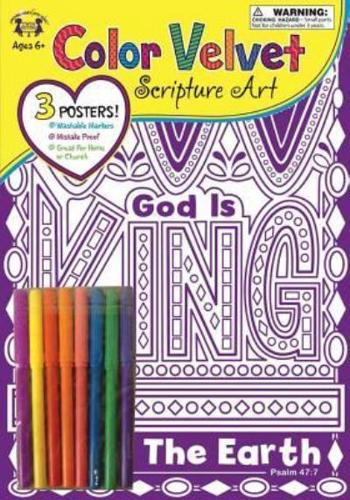 God Is King Psalm 47:7 Color Velvet Art
