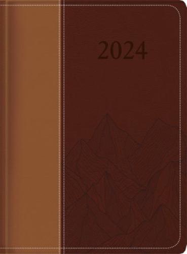 2024 Agenda Ejecutiva - Tesoros De Sabiduría - Marrón Y Beige