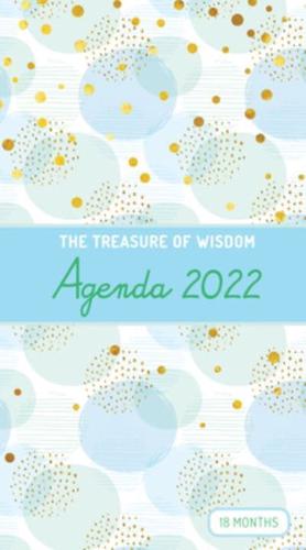 The Treasure of Wisdom - 2022 Pocket Planner - Bubbles and Gold - Blue