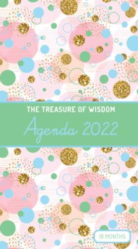 The Treasure of Wisdom - 2022 Pocket Planner - Bubbles and Gold - Green