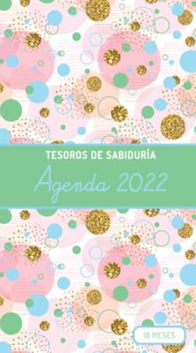 Tesoros De Sabiduría - 2022 Planificador Burbujas Y Oro - Verde