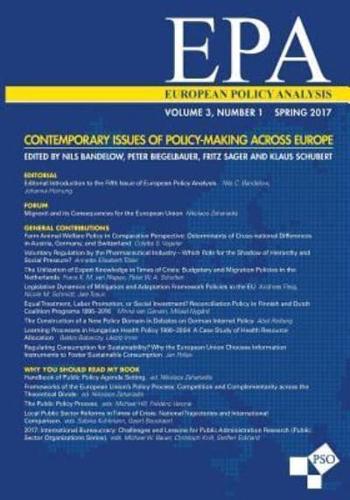 European Policy Analysis