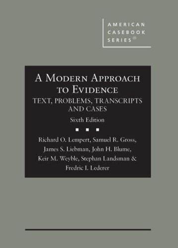 A Modern Approach to Evidence