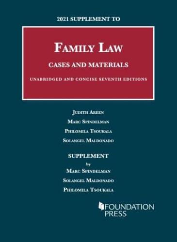 2021 Supplement to Family Law, Cases and Materials