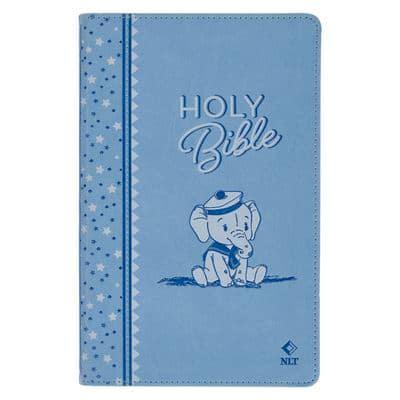 NLT Keepsake Holy Bible for Baby Boys Baptism Easter, New Living Translation, Blue