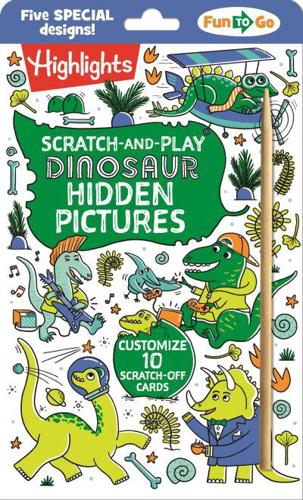 Scratch-and-Play Dinosaur Hidden Pictures