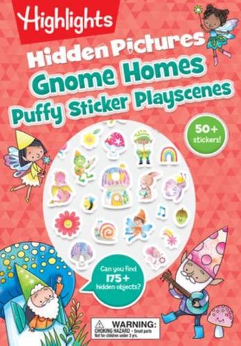 Gnome Homes Hidden Pictures Puffy Sticker Playscenes