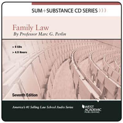 Sum and Substance Audio on Family Law