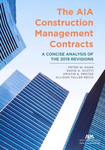 The AIA Construction Management Contracts
