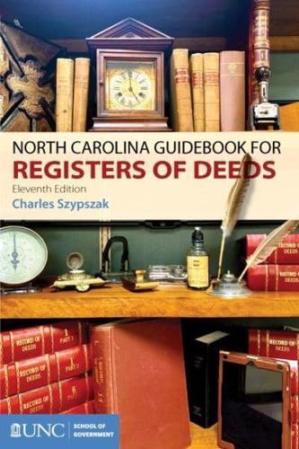 North Carolina Guidebook for Registers of Deeds