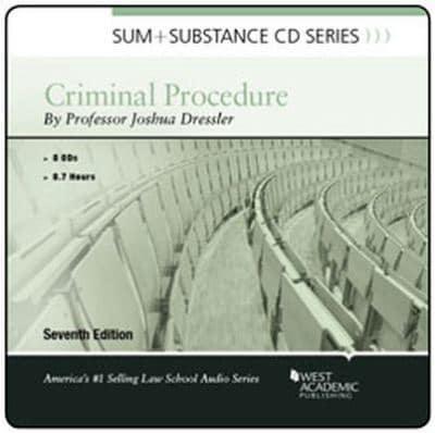 Sum and Substance Audio on Criminal Procedure