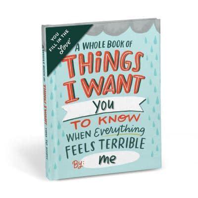 Em & Friends Feel Terrible Book Fill in the Love Fill-in-the-Blank Book & Gift Journal