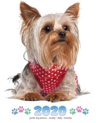 2020 Yorkie Dog Planner - Weekly - Daily - Monthly