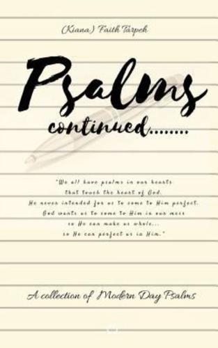 Psalms Continued