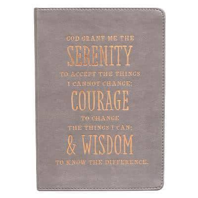 Serenity Prayer Classic Lux-Leather Journal