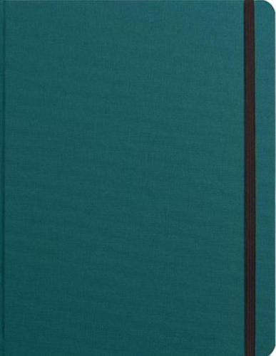 Shinola Journal, HardLinen, Grid, Dark Teal (5.25X8.25)