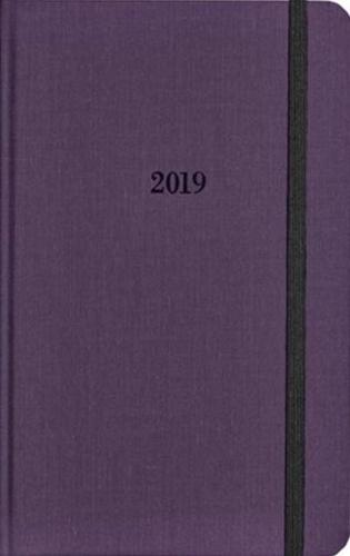 Shinola Planner: 2019, 12 Month, Hard Linen, Dark Purple (5.25X8.25)