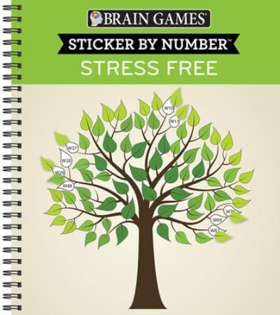 Brain Games - Sticker by Number: Stress Free (28 Images to Sticker)
