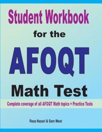 Student Workbook for the AFOQT Math Test