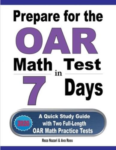 Prepare for the OAR Math Test in 7 Days