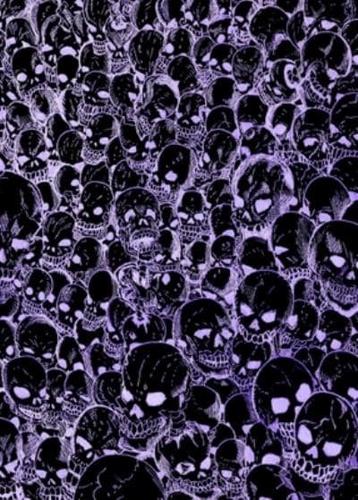 Gathering of Skulls Journal - Black and Purple