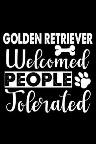 Golden Retriever Welcome People Tolerated