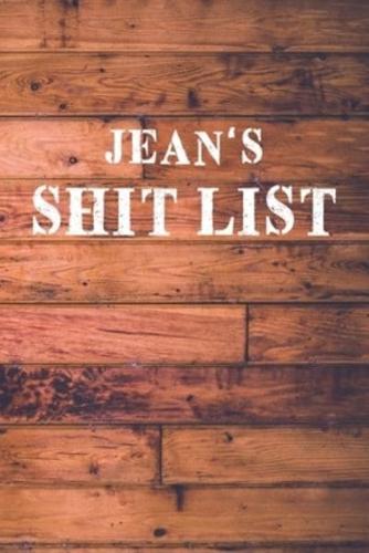 Jean's Shit List