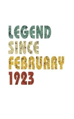 Legend Since February 1923