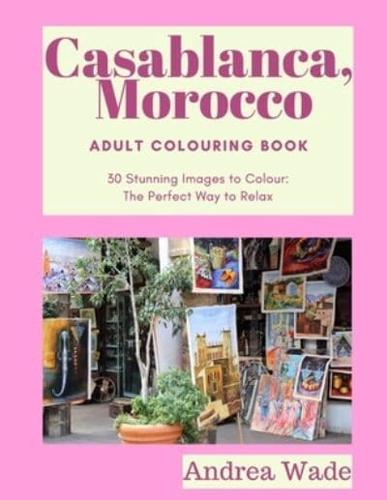 Casablanca, Morocco Adult Colouring Book