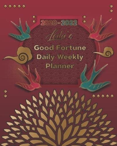 2020-2022 Leila's Good Fortune Daily Weekly Planner