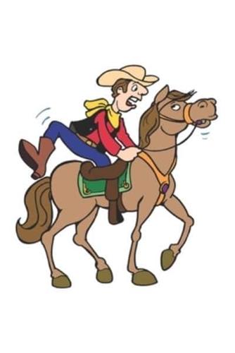 2020 Daily Planner Horse Illustration Equine Overeager Cowboy 388 Pages